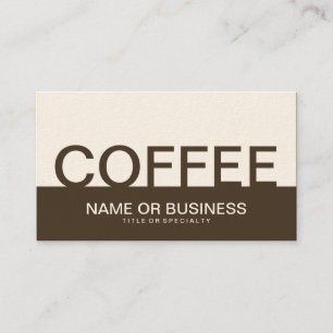 Carte De Visite CAFÉ gras
