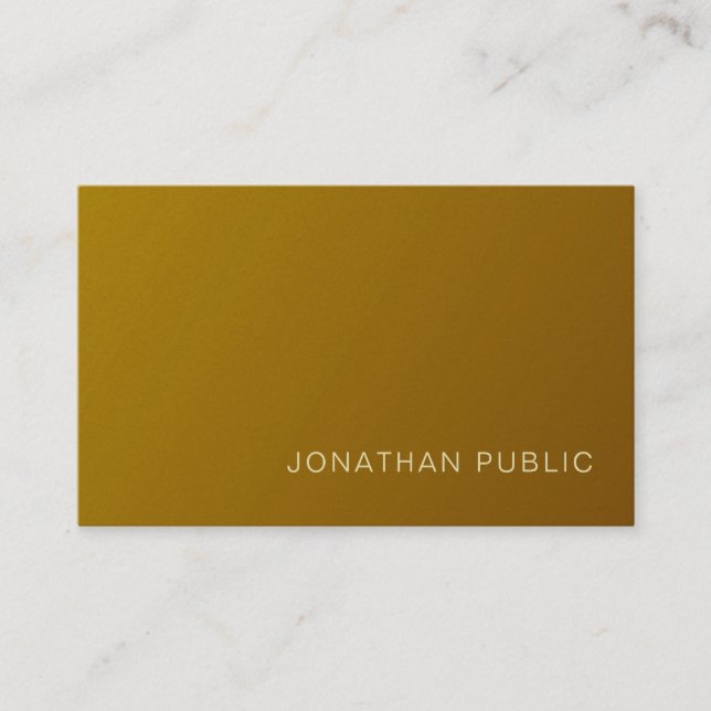 Carte De Visite Café moderne professionnel Pearl Finish Luxe (Devant)