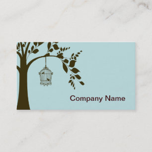 Carte De Visite Cage à oiseaux