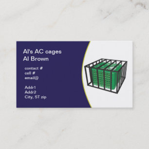 Carte De Visite cage extérieure de degré de sécurité de pompe à