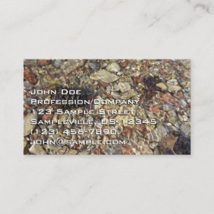 Carte De Visite Cailloux dans la photographie de nature de Taylor