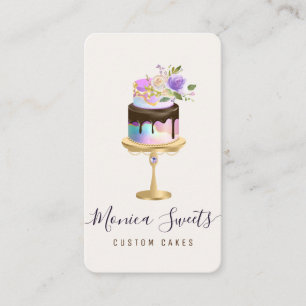 Carte De Visite cake logo sur mesure cake boulangerie pâtisserie p
