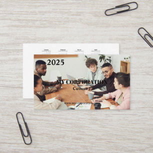 Carte De Visite Calendrier 2025 de poche professionnelle