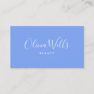 Carte De Visite Calligraphie manuscrite Social Media Icon Lavender