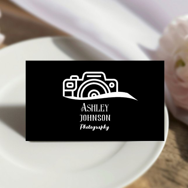 Carte De Visite Calligraphie moderne Photographie professionnelle (Créateur téléchargé)