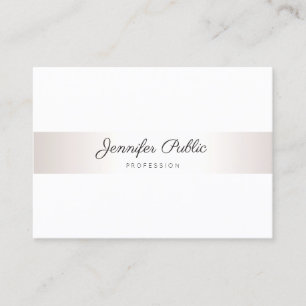 Carte De Visite Calligraphie professionnelle Élégante minimaliste