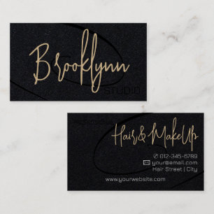 Carte De Visite Calligraphie Signature Professional Coiffure Studi