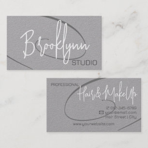 Carte De Visite Calligraphie Signature Professional Coiffure Studi