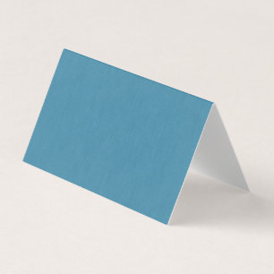 Carte De Visite Calme et simple Fond texturé en lin bleu 