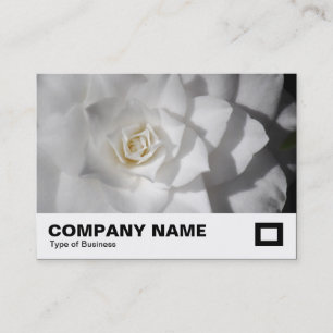 Carte De Visite Camellia blanche