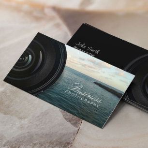 Carte De Visite Camera Lens Ocean Paysage Photographie
