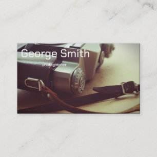 Carte De Visite Caméra rétro