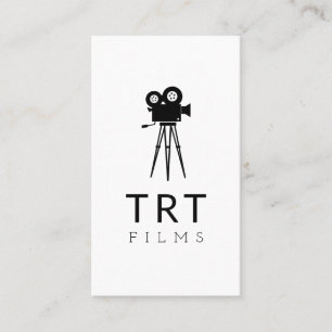 Carte De Visite Caméra vidéo de film Réalisateur de film tournage