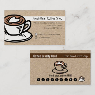 Carte De Visite Camion à café mobile personnalisé