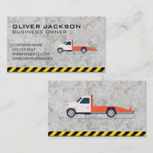 Carte De Visite Camion   Arrière - plan en béton