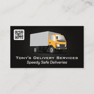 Carte De Visite Camion de livraison   Transport commercial industr