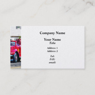 Carte De Visite Camion de pompiers à l'ancienne