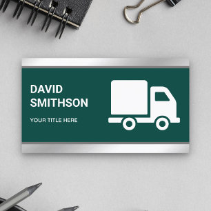Carte De Visite Camion de Transport de Marchandises de Logistique