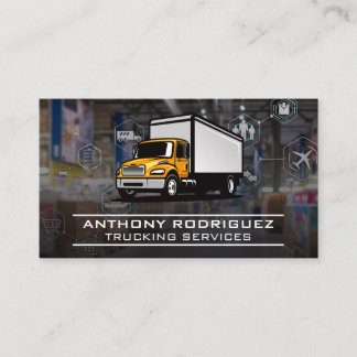 Carte De Visite Camion de transport | Réseau logistique