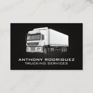 Carte De Visite Camion de travail   Livraisons et transport
