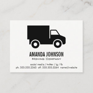 Carte De Visite Camion d'entreprise