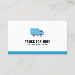 Carte De Visite Camion logistique et transport à louer