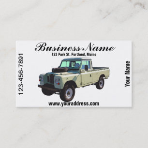 Carte De Visite Camion pick-up 1971 de Land Rover