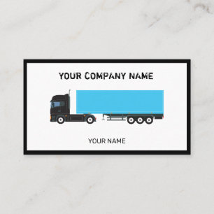 Carte De Visite Camions de transport semi-remorque