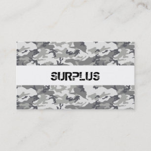 Carte De Visite Camo urbain en surplus