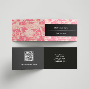Carte De Visite Camouflage Rose, Camouflage, Militaire, Armée