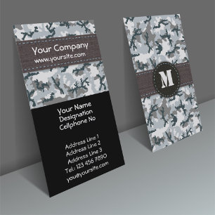 Carte De Visite Camouflage urbain