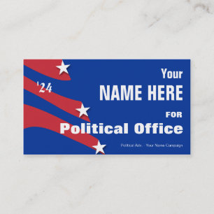 Carte De Visite Campagne électorale politique non partisane