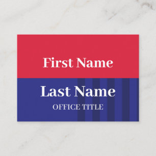 Carte De Visite Campagne électorale politique personnalisée