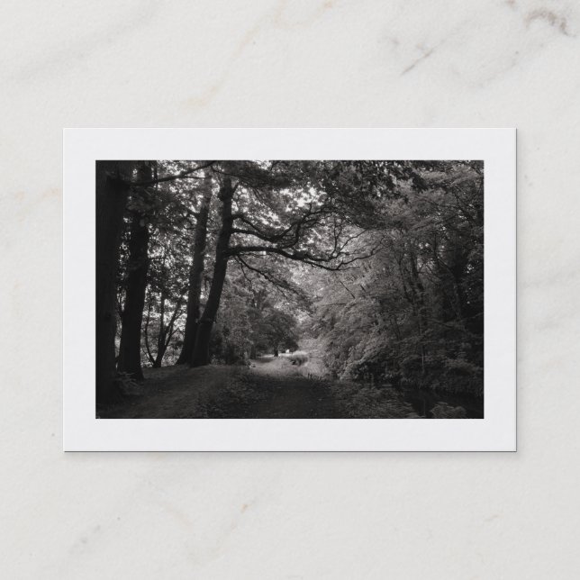 Carte De Visite Canal. Bute Park, Cardiff (Bordé) (Devant)