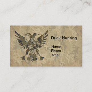 Carte De Visite Canard héraldique