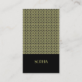 Carte De Visite Canary Elegant Patterned Professional