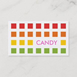 Carte De Visite CANDY (carrés mod)