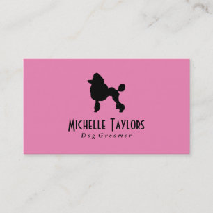 Carte De Visite Caniche   Chien Groomer
