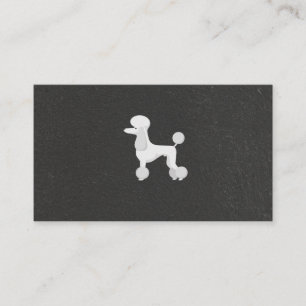 Carte De Visite Caniche   Services de chats de chiens