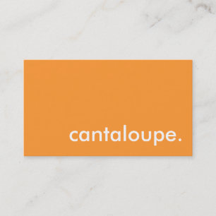 Carte De Visite cantaloupe.