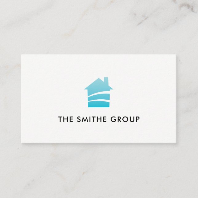 Carte De Visite Capital-risque | Entreprise | Logo de la maison (Devant)