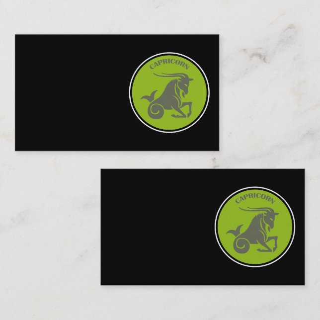 Carte de visite Capricorn (Devant / Derrière)