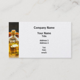 Carte De Visite Carafe d'huile