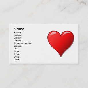 Carte de visite cardiaque