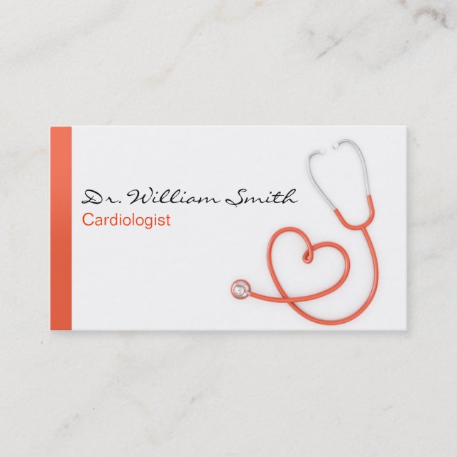 Carte De Visite Cardiologist (Devant)