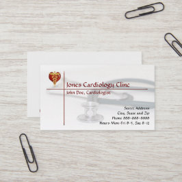 Carte de visite cardiologue