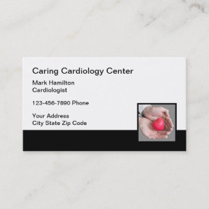 Carte De Visite Cardiologue Soins cardiaques Médicale 