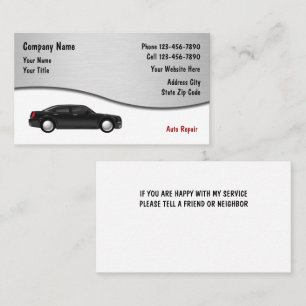 Carte De Visite Cards de repair