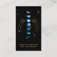 *~* Caress Moon Blue Phases Turquoises + Hands Sta