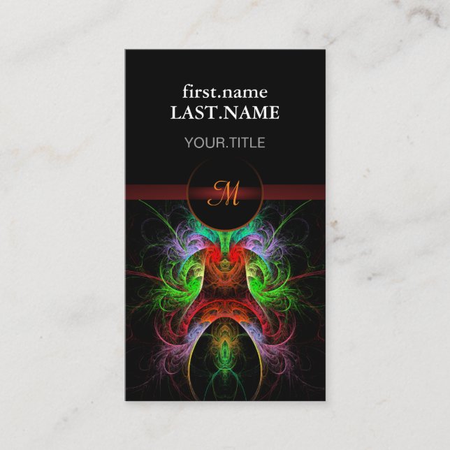 Carte De Visite Carnaval Cool élégant et moderne professionnel (Devant)